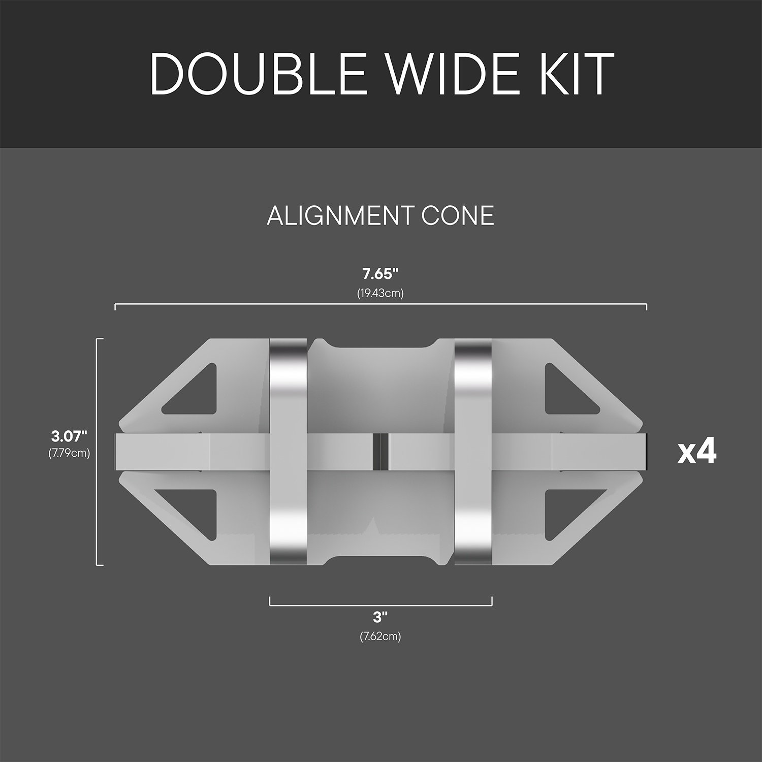 40' Double-Wide Shipping Container Connection Kit with Weld-Free Header - BETA 1.0