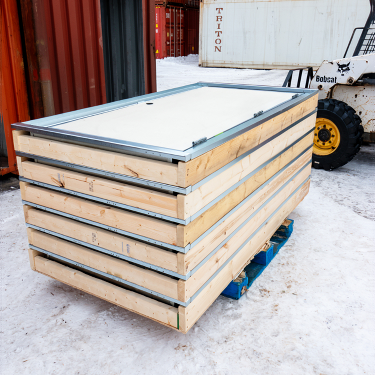 36" Insulated Steel Man Door & Frame Kits (6 Pack)