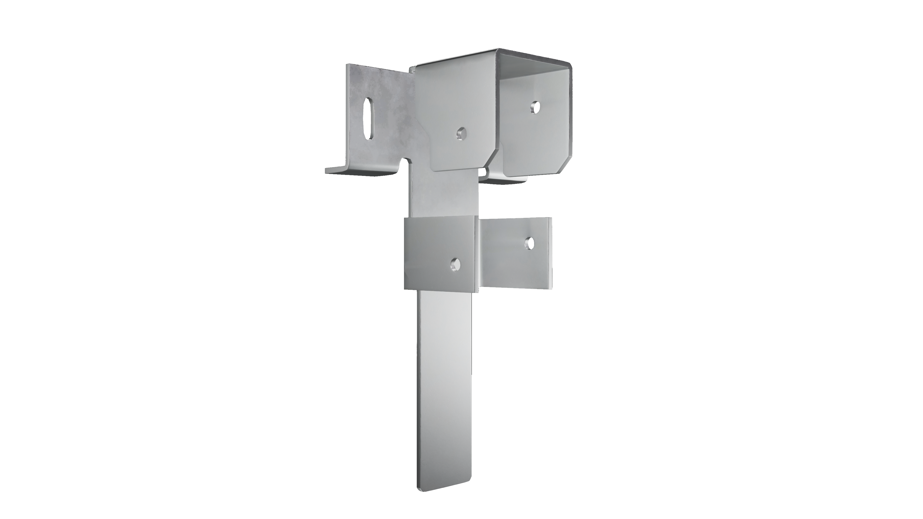 Aluminum interior wood stud bracket for shipping container framing, compatible with 20ft and 40ft containers