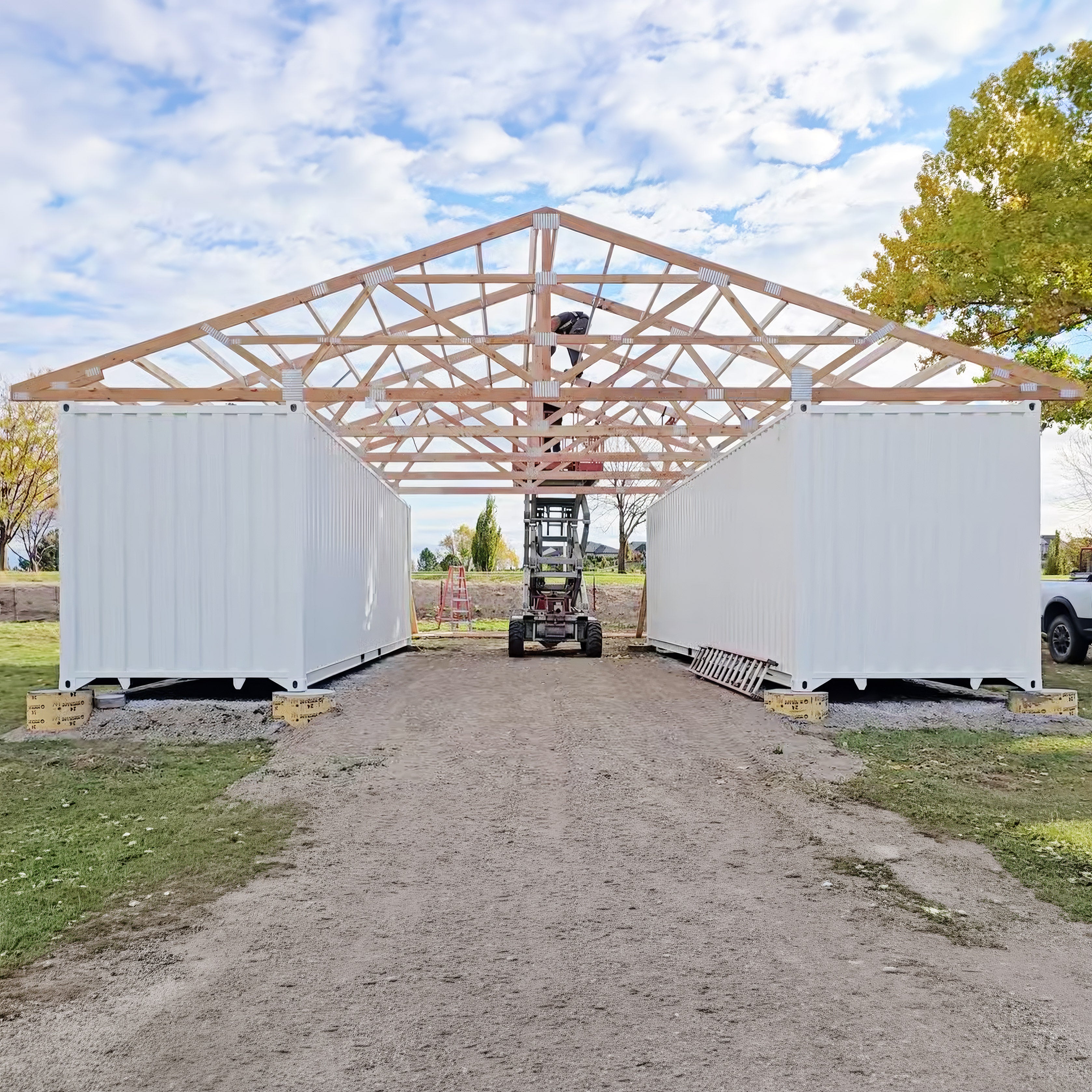 Wood Truss Brackets for shipping container