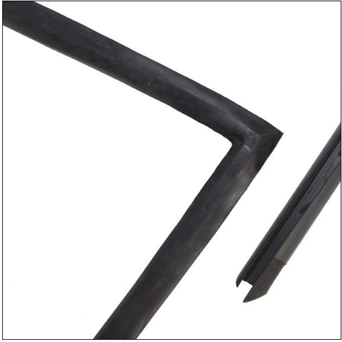 Heavy-duty rubber door seal gasket for standard or high cube 8' x 8'6" and 8' x 9'6" shipping containers or sea cans, easy to install for weatherproofing container doors.