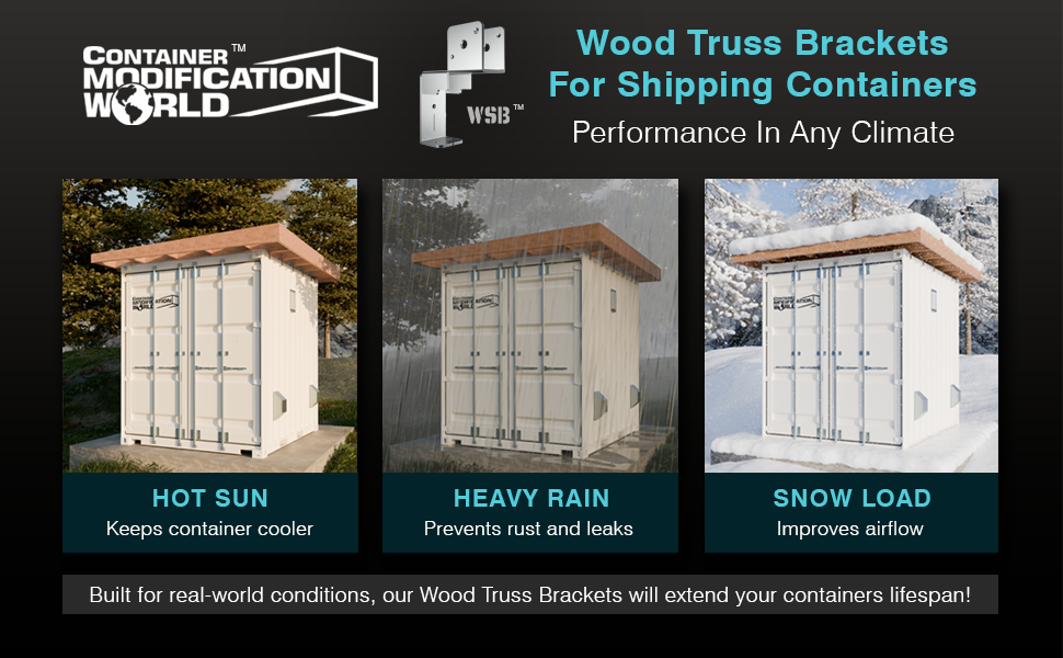 Wood Truss Bracket Kits for shipping container