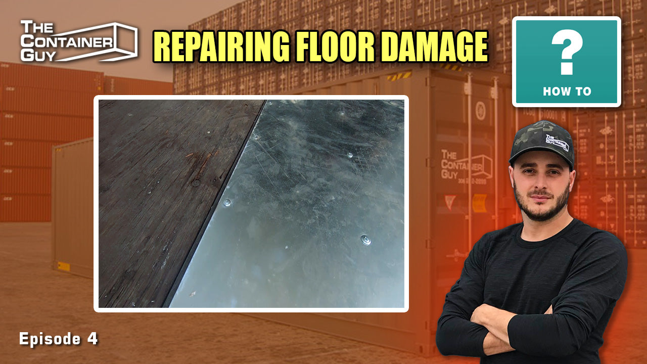 How To Repair Shipping Container Floor Damage - Quick and Easy Solution