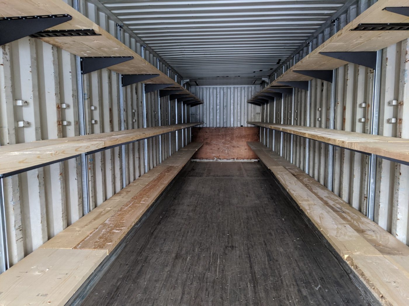 The Pros and Cons of Container Modification World's Shelving Units | Shipping Container Shelves