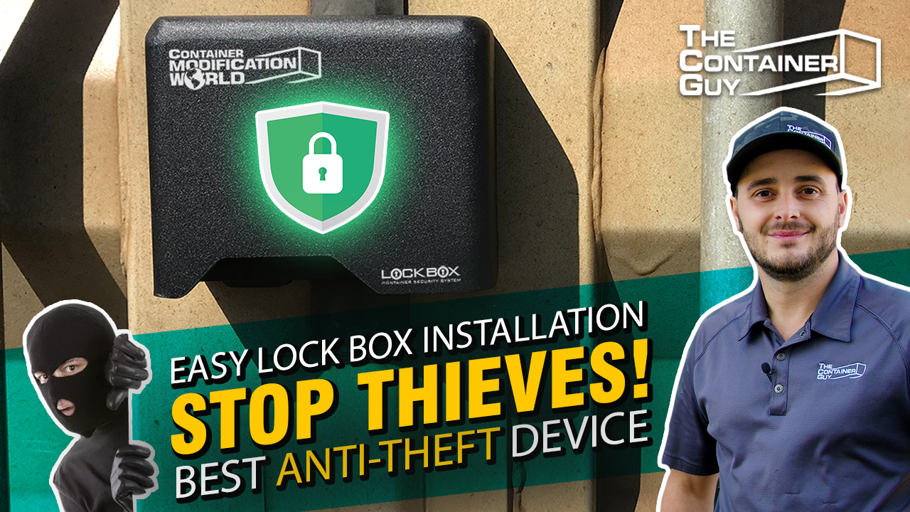 How to Protect Your Shipping Container From Thieves - Easy Lockbox Installation
