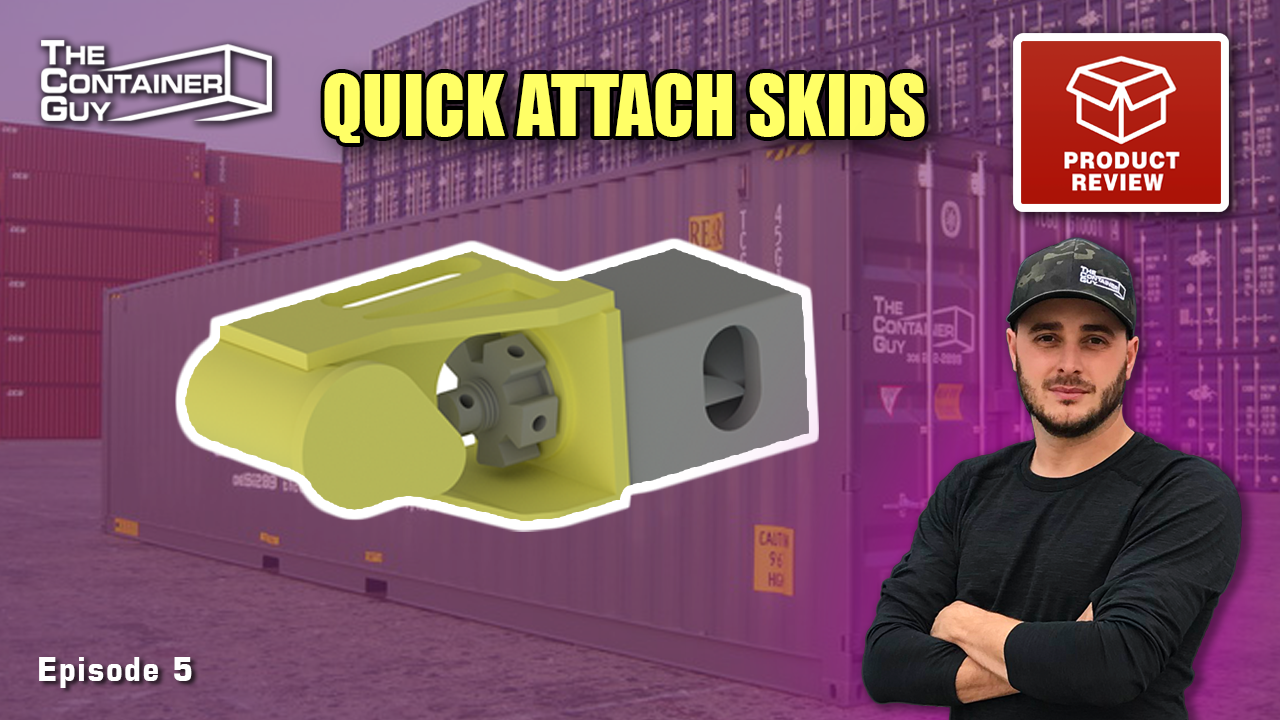 Inexpensive Alternative for an Oilfield Container Skid - Quick Attach Container Skid Review