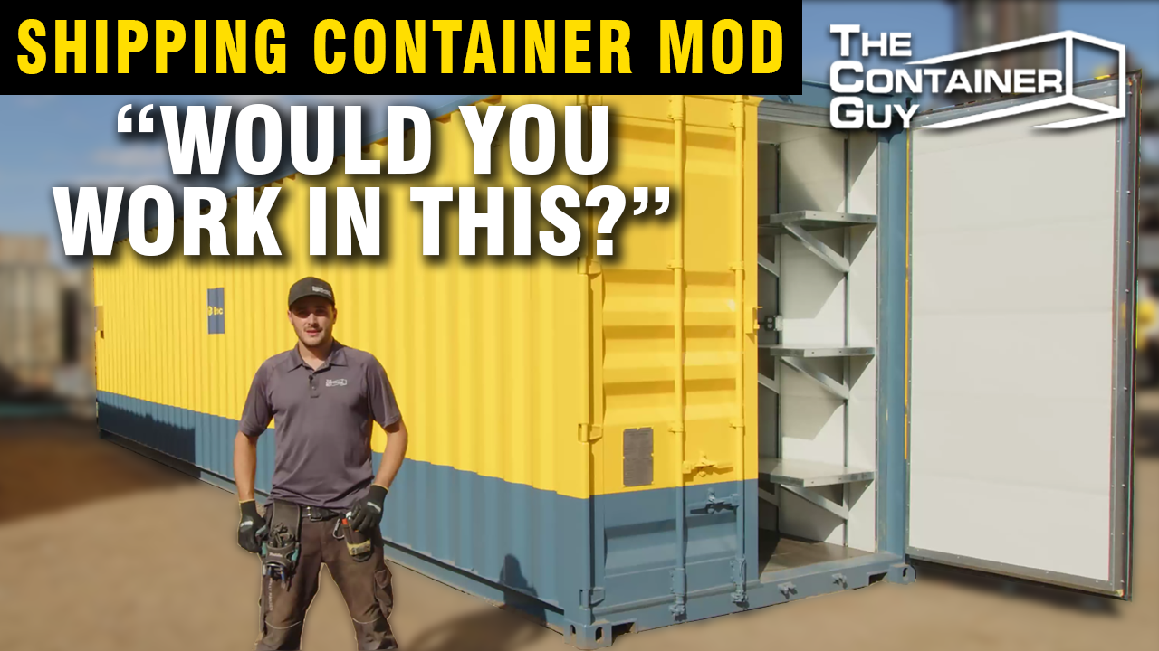 Perfecting Our System - Would You Work Inside This 40 Shipping Container?