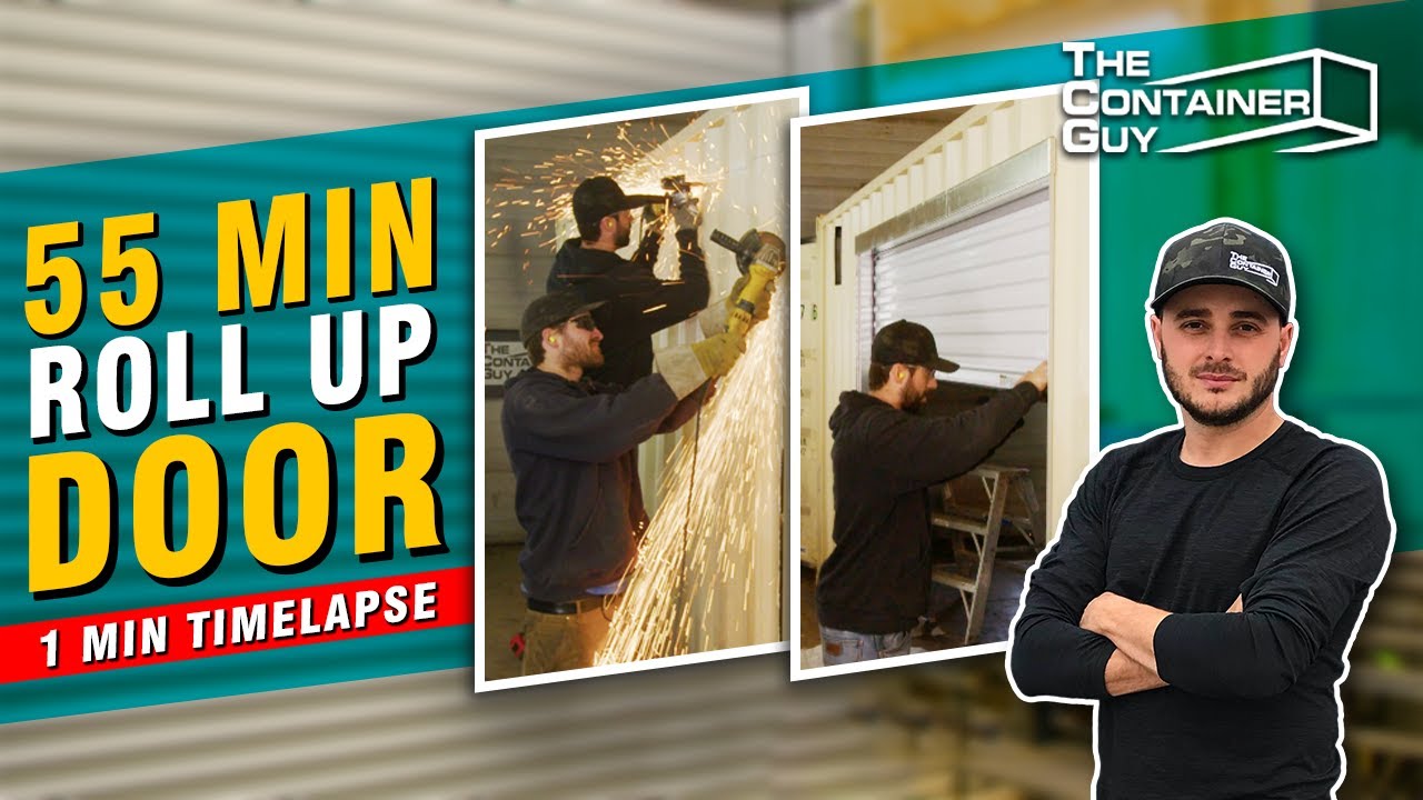 Installing Container Modification World's Roll Up Door Framing Kit in 55 Minutes
