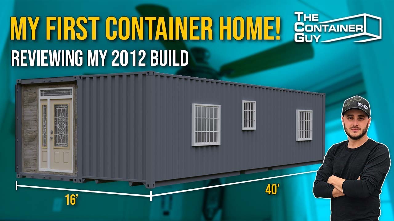 My 10-Year-Old Shipping Container Home! Tiny House Tour & Design Review | The Container Guy