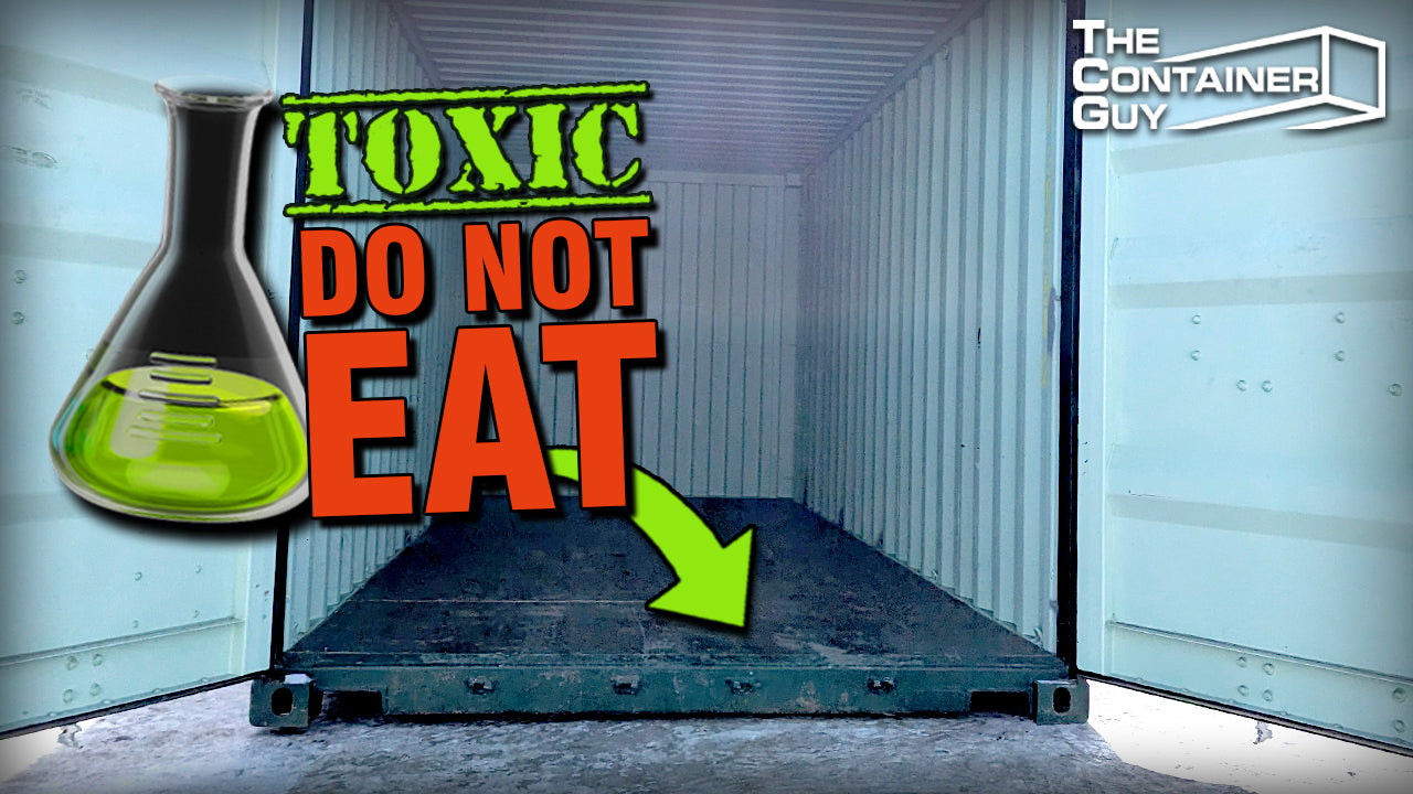 Toxic Myths Online About Shipping Container Flooring & Removing One On Video