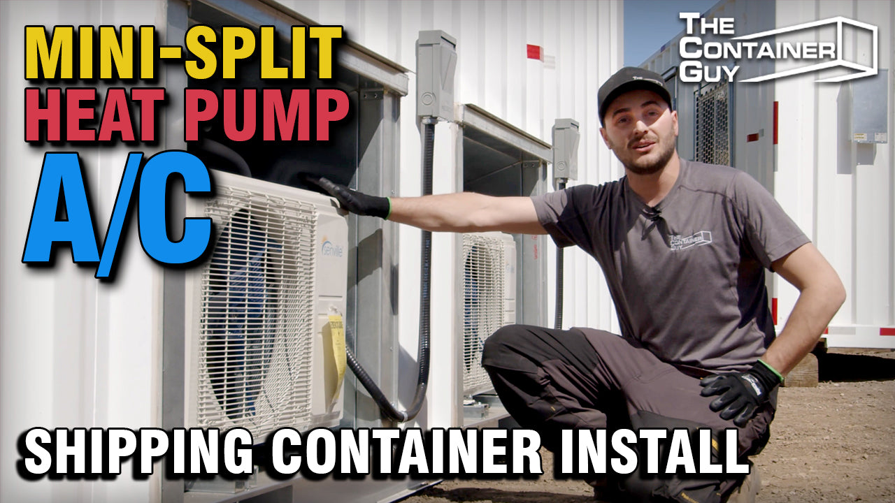 NEW DIY Framing Kit for Shipping Container Heat Pump Cooling System