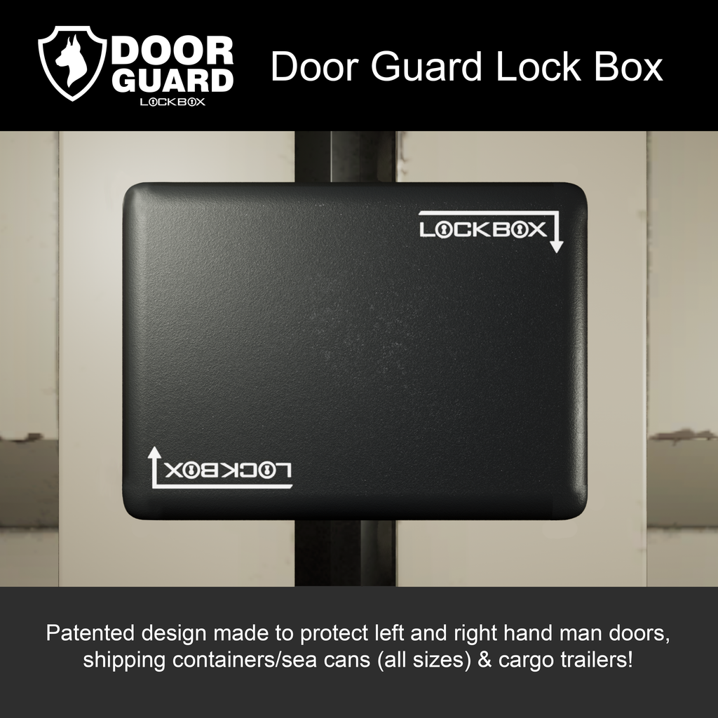 Lock Protector Box DoorGuard Lock Box for Shipping Containers & Man Doors