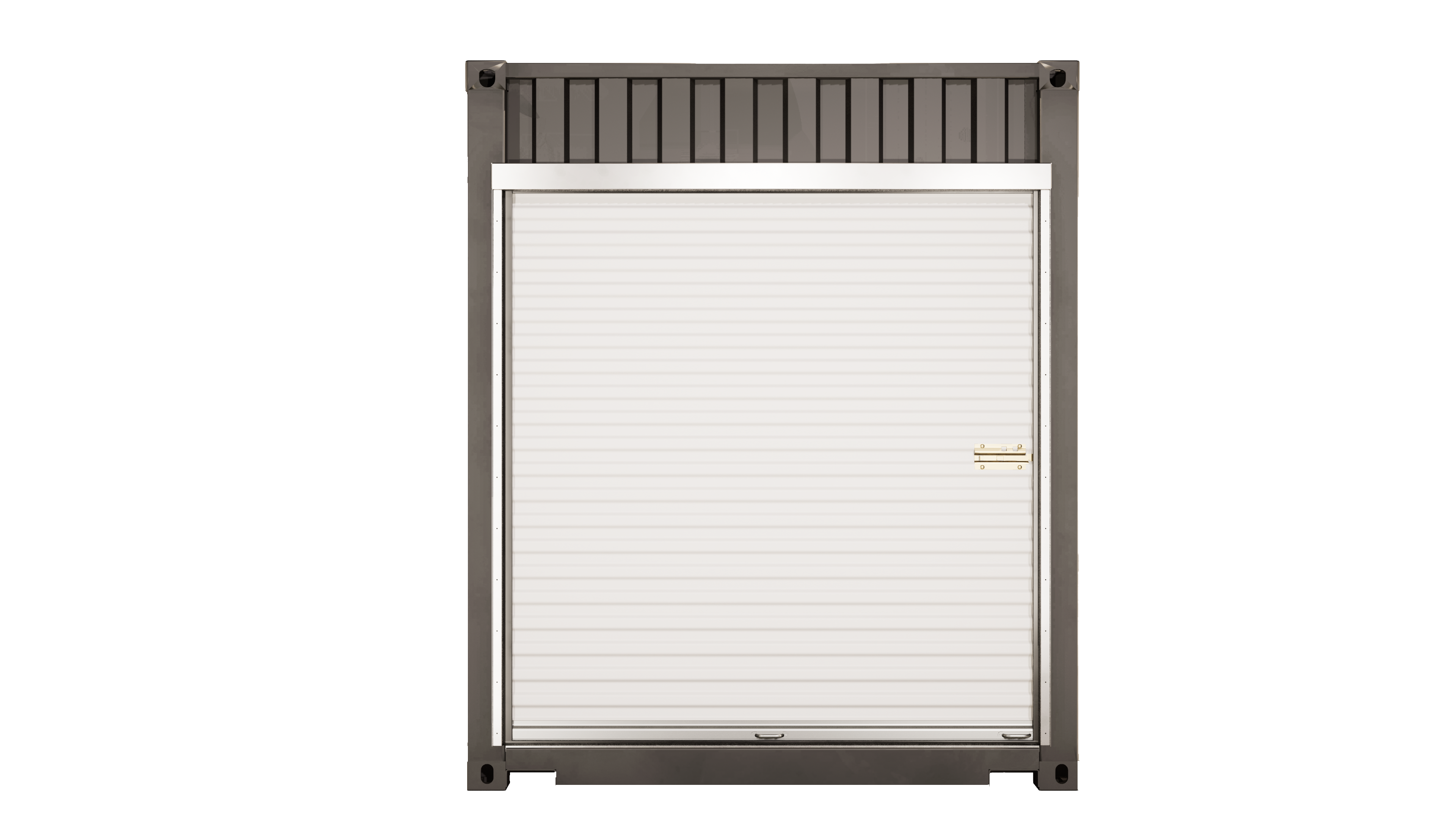 High Cube (9'6" Tall) End Wall Galvanized RUD Framing Kit (7' x 7'3") - Door Not Included (Please contact us before placing order so we can provide accurate shipping quote)