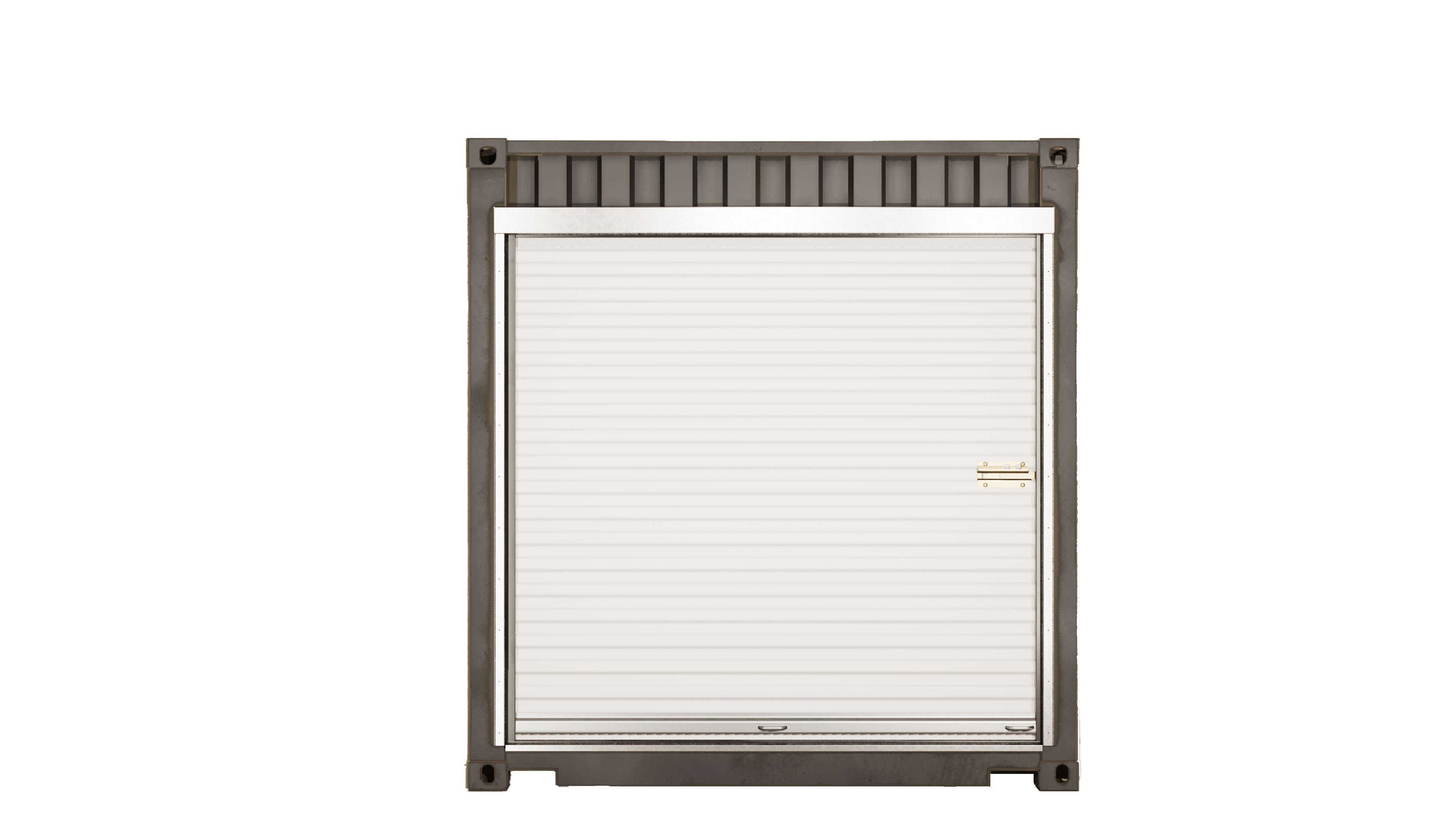 Standard Container Size (8'6" Tall Container) End Wall Galvanized RUD Framing Kit (7' x 6'8") - Door Not Included (Please contact us before placing order so we can provide accurate shipping quote)