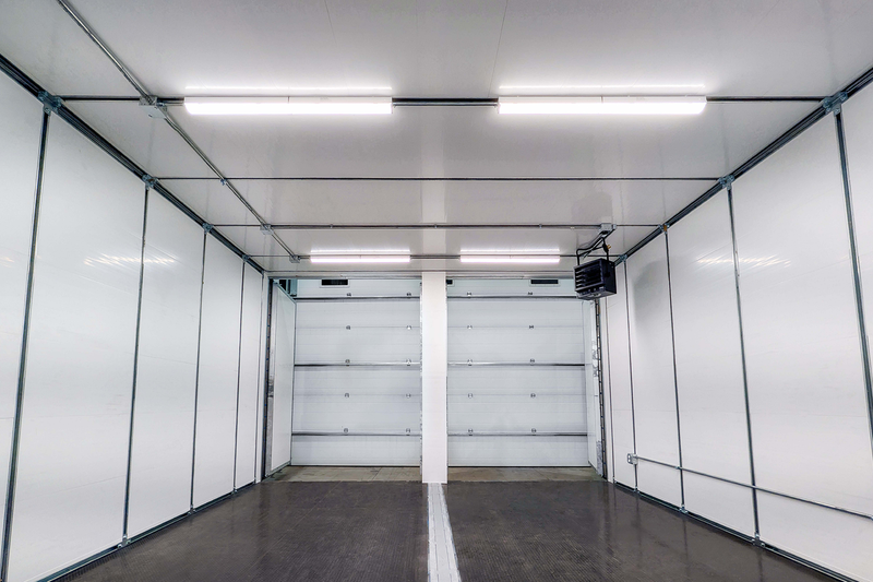 40' Double-Wide Shipping Container Connection Kit with Header - BETA 1