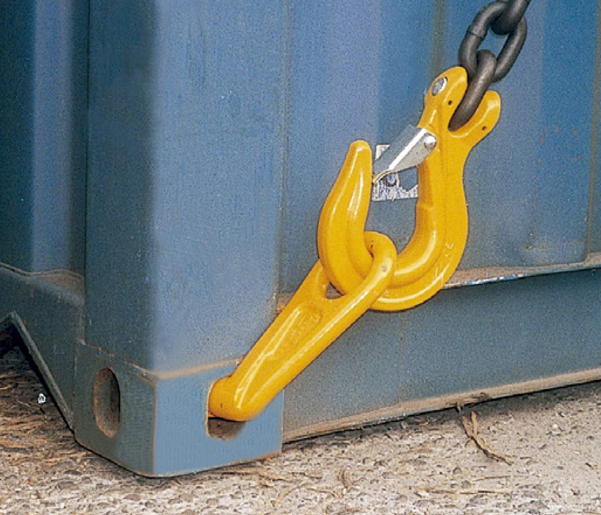 Container Rigging Ear G80 SEA Crane Hooks / Lifting Hooks