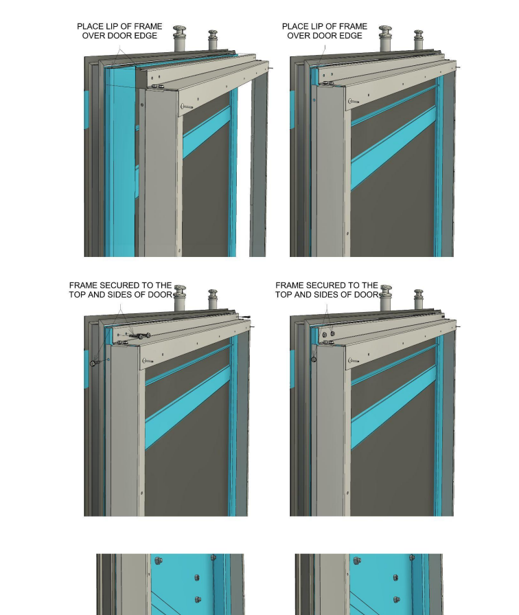 Door Clashing Container Door Flashing Kit (Standard & High Cube)