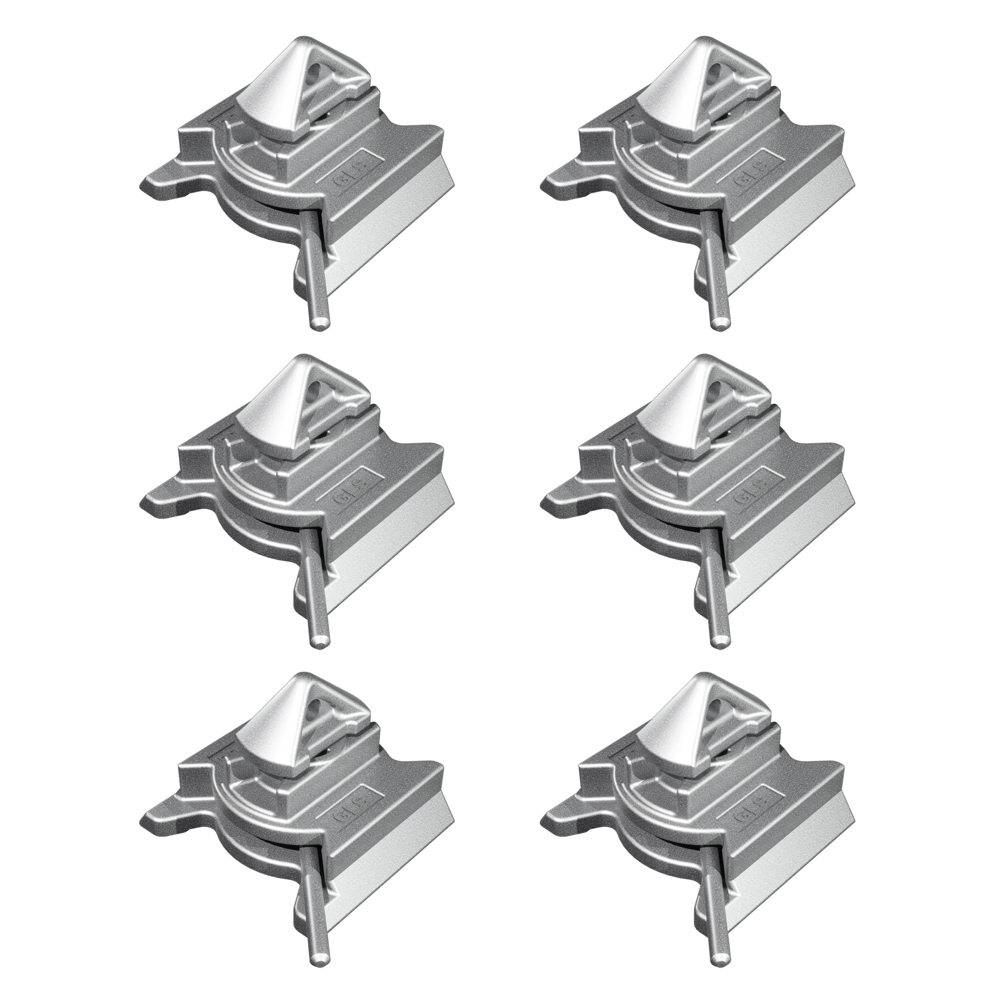 Dovetail Deck Mount Twist Locks (6 Pack)