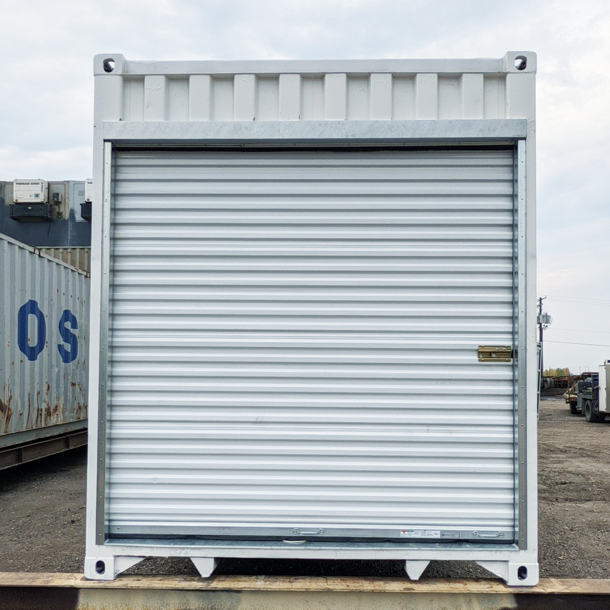 High Cube (9'6" Tall) End Wall Galvanized RUD Framing Kit (7' x 7'3") - Door Not Included (Please contact us before placing order so we can provide accurate shipping quote)
