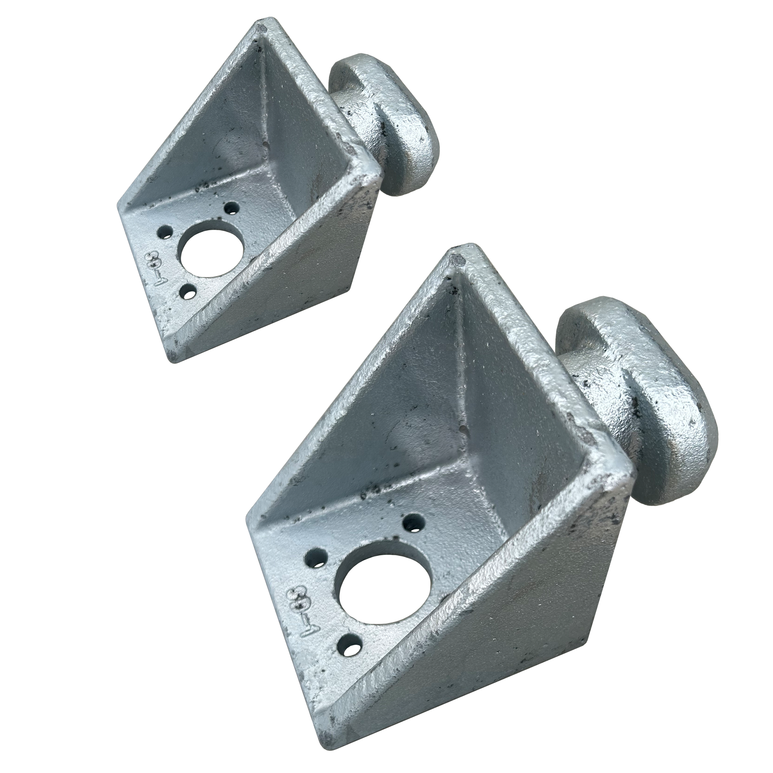 Quick Attach Tie Downs For Anchoring/Bolting Shipping Container To Cement/Rock Floor (2 Pack)