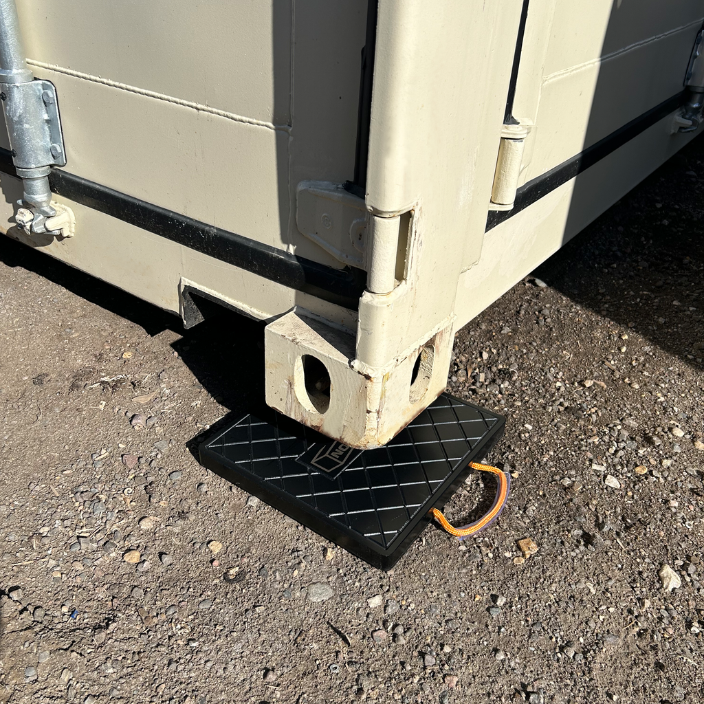 Container Pads (4 Pack) | Corner Casting Ground Pads