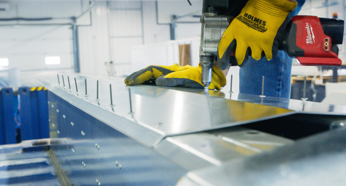 40' Double-Wide Shipping Container Connection Kit with Header - BETA 1