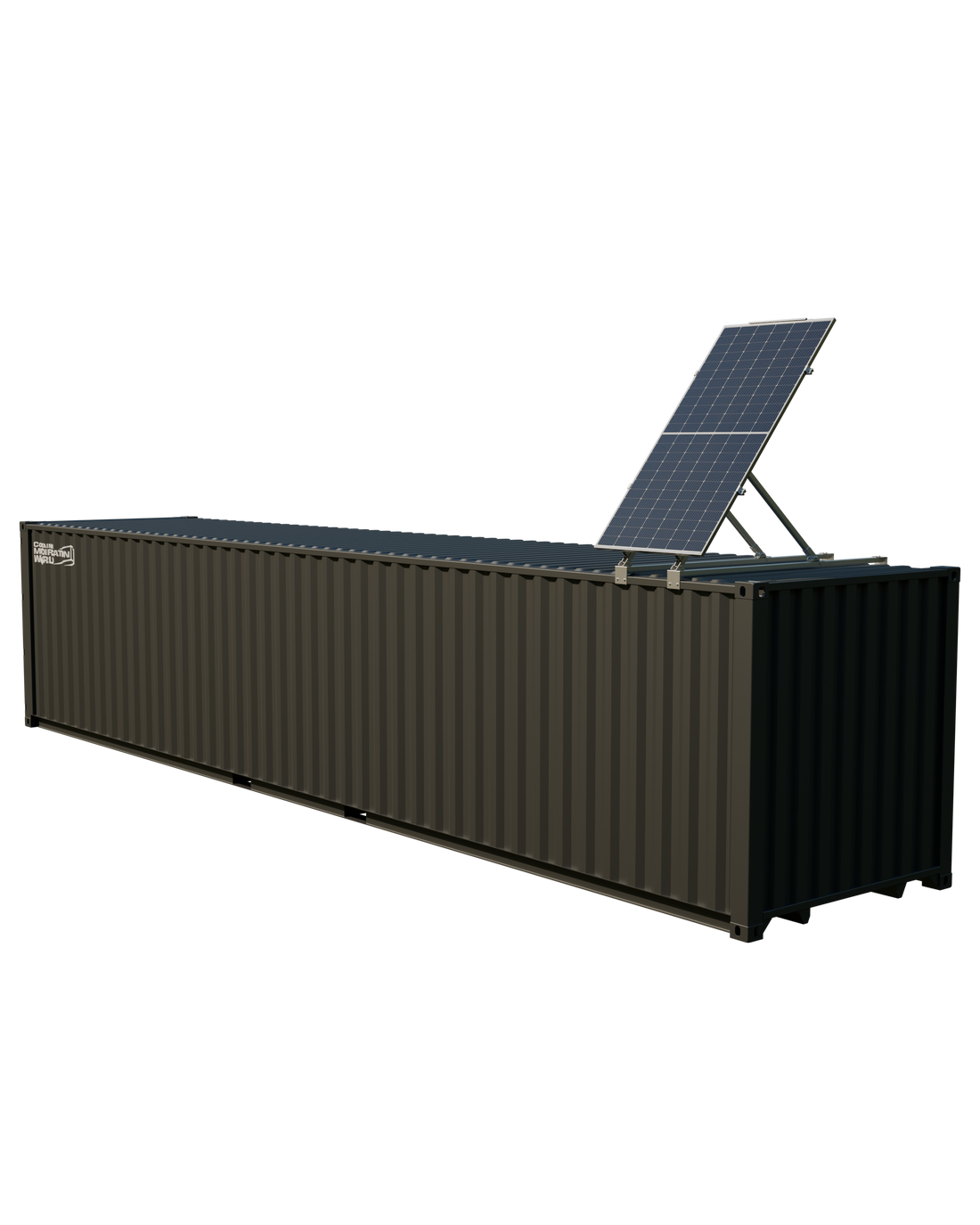 Solar Panel Mounting Kit for Container Roof (Weld-Free)