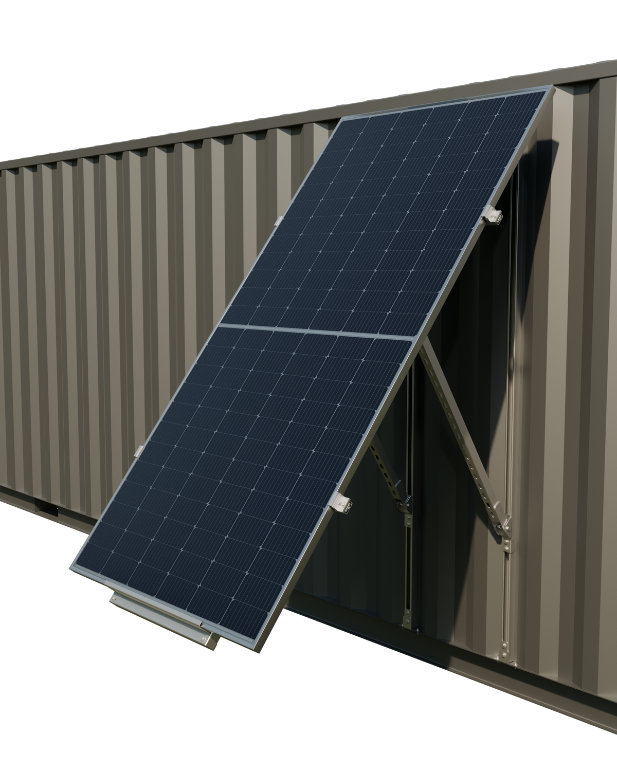 Solar Panel Mounting Kit for Container Side Wall
