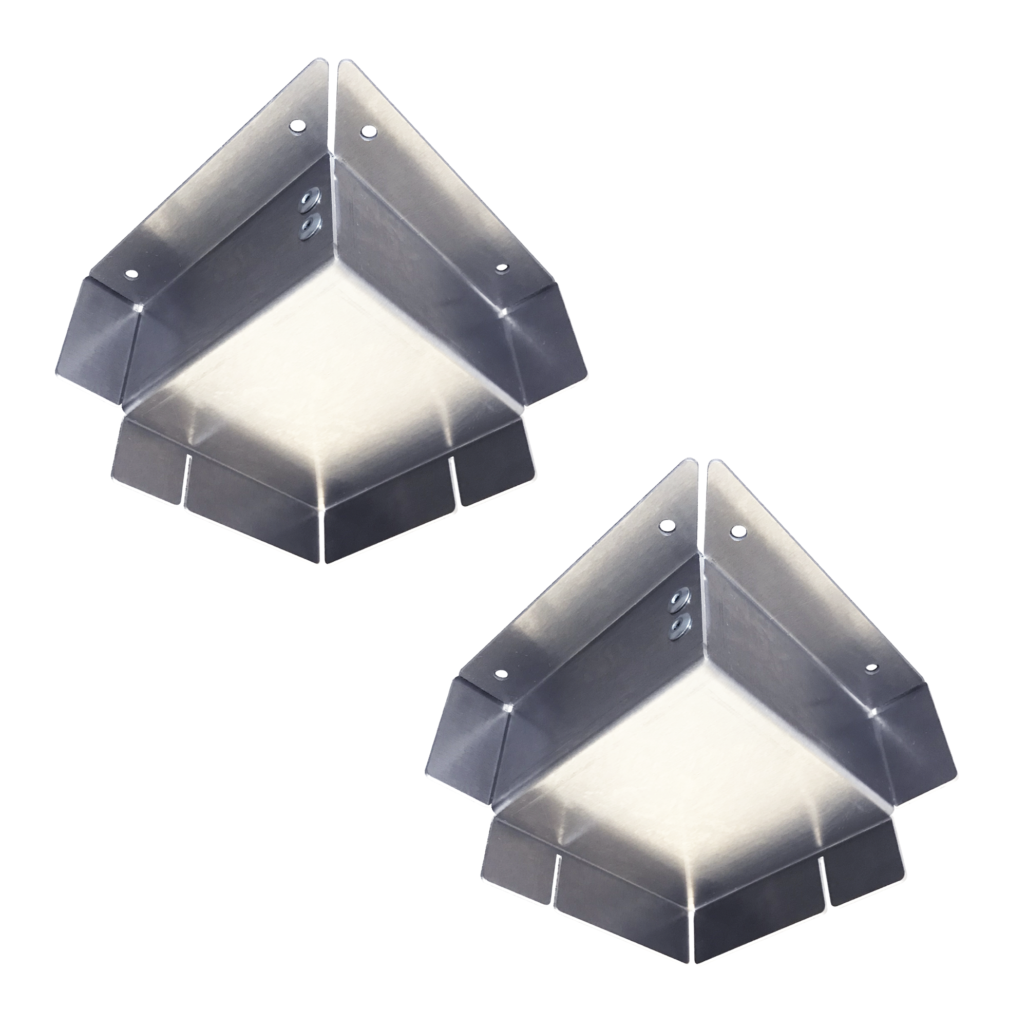 2 Corner Casting Covers For Steel Stud Framing (Steel Stud Brackets Not Included)