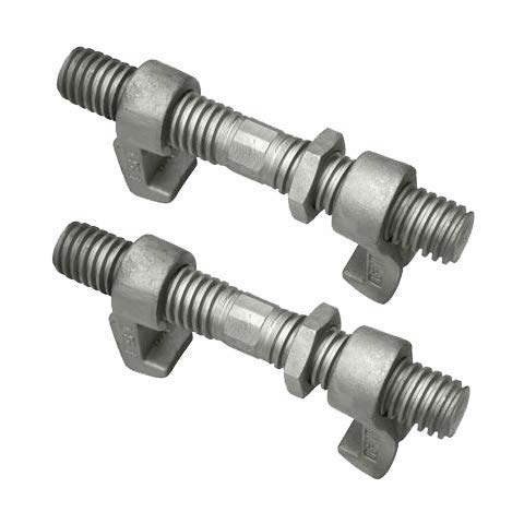 Shipping Container Bridge Fitting Clamp (2 Pack) Bolt/Twist/Screw Style for Sea Cans