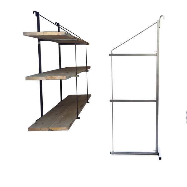 2 TIERED12 DEEP SHIPPING CONTAINER SHELVES